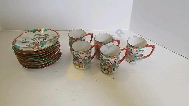 Japanese China Cups and Saucers