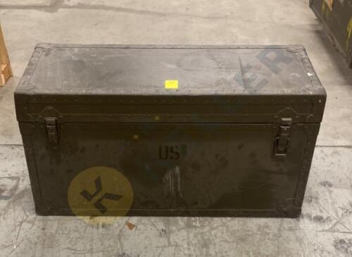 Vintage U.S. Military Trunk