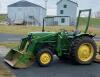 1990 John Deere 1050 Tractor with Front End Loader - 2