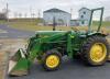 1990 John Deere 1050 Tractor with Front End Loader - 3