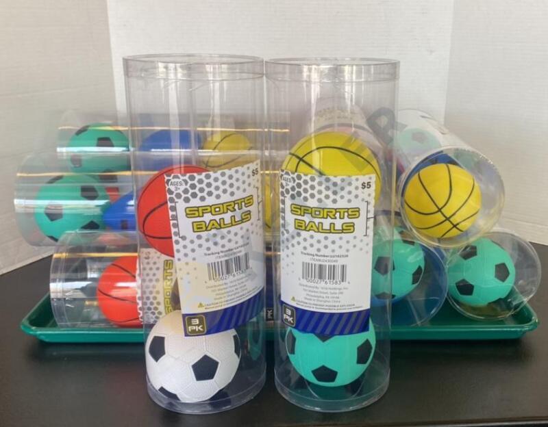 Eleven 3-Packs of Sports Balls