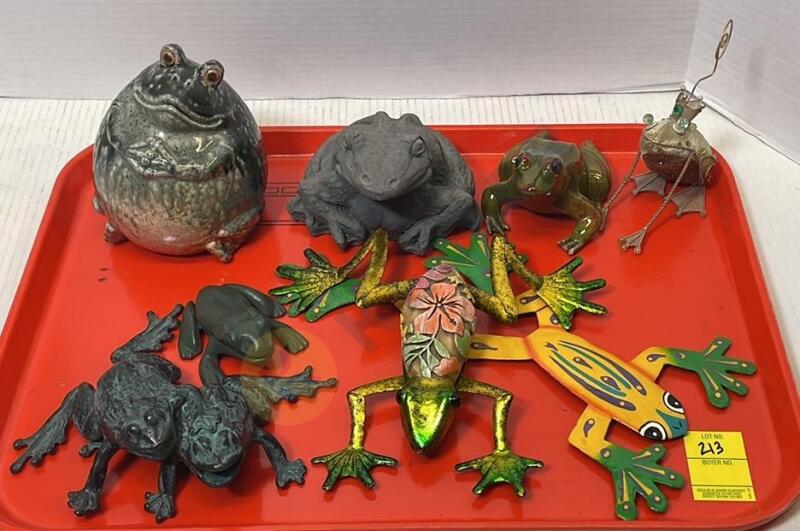 Collection of Frog Figurines