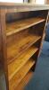 Wooden Bookshelf with Adjustable Shelves - 6