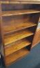 Wooden Bookshelf with Adjustable Shelves - 7