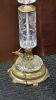 Crystal and Brass Floor Lamp with Shade - 2