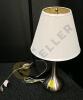Arc Floor Lamp and Stainless Base Table Lamp - 3