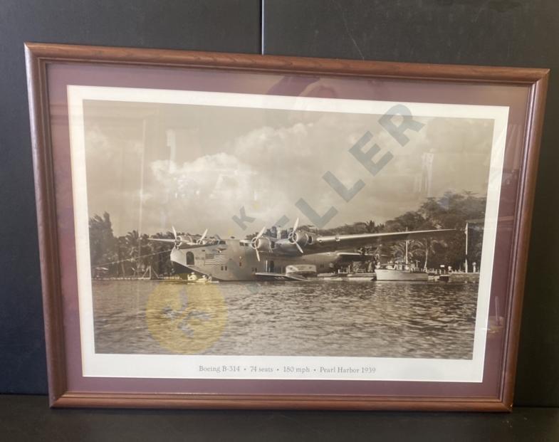 Boeing B-314 Pearl Harbor 1939 Framed Print
