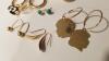 6 Pairs of 14K and 12K Gold Pierced Earrings - 4
