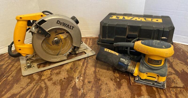 DeWalt Circular Saw and Palm Sander