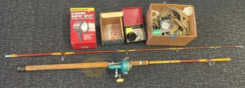 Hi 10' Spinning Rod with 704 Penn Reel Spinfisher Reel and More