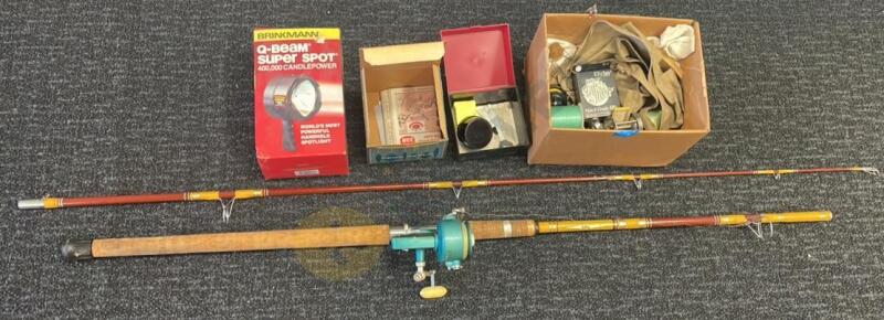 Hi 10' Spinning Rod with 704 Penn Reel Spinfisher Reel and More