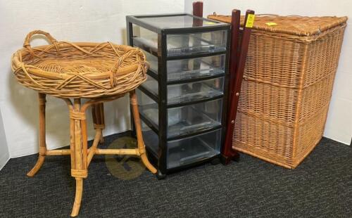 Basket Tray Table, Hamper, and More