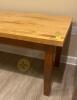 Butcher Block Top Table - 3