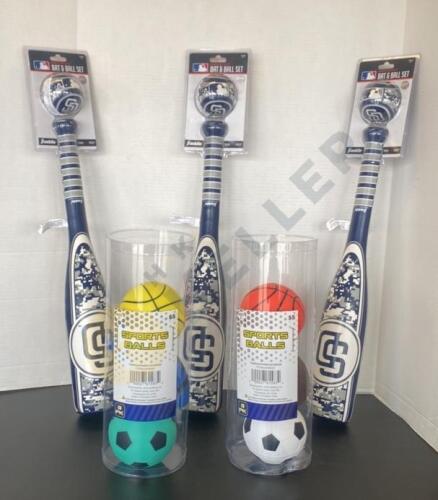 Soft Sport Bat & Ball Sets and 3-Pack Sport Balls