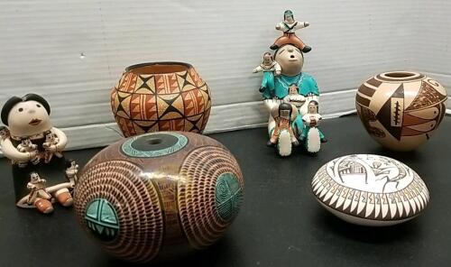 Southwestern Pottery and Sculptures
