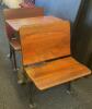 Vintage School Desk with Front & Rear Seat