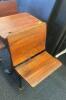 Vintage School Desk with Front & Rear Seat - 3