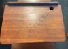 Vintage School Desk with Front & Rear Seat - 5