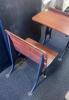 Vintage School Desk with Front & Rear Seat - 7