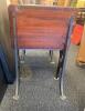 Vintage School Desk with Front & Rear Seat - 8