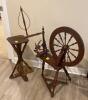 Spinning Wheel and Plant Stand