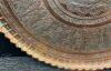 38" Handmade Persian Copper Tray with Silver Overlay - 7