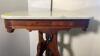 Marble Top Wooden Accent Table - 4