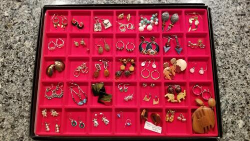 42 Pairs of Pierced Earrings