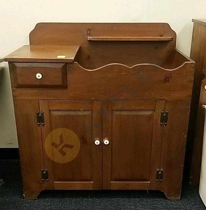 Wooden Dry Sink Cabinet