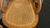 Pair of Wooden Cane Seat Chairs - 2