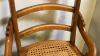 Pair of Wooden Cane Seat Chairs - 4