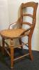 Pair of Wooden Cane Seat Chairs - 5