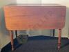 Wooden Drop Leaf Table with Drawer - 2