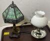 Tiffany Style and Milk Glass Table Lamps