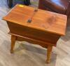 Wooden Dough Box End Table - 5