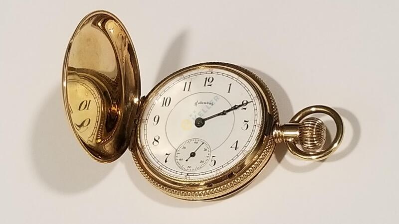 14K Gold Columbus Pocket Watch