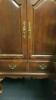 Wooden Storage Cabinet with Drawer - 4