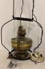 Vintage Hanging Oil Style Lamp and a Shade - 3