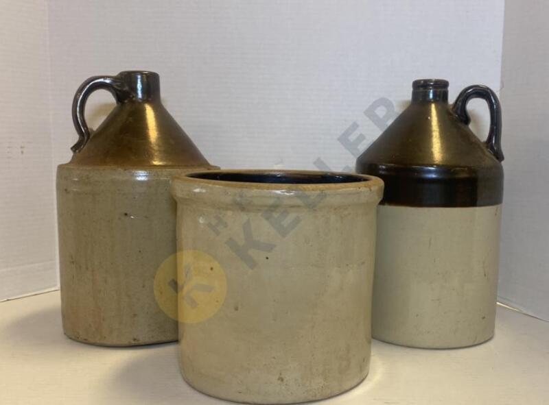 Stoneware Jugs and Crock