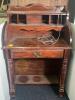 Lighted Wooden Secretary Desk