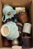 Enamel Coffee Pot, Crocks, Books, Baskets, and More - 4