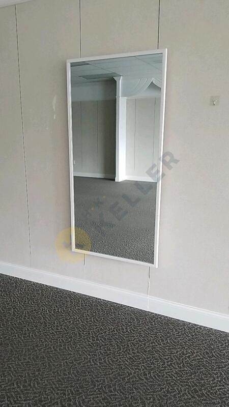 Mirror, Fire Extinguisher, Emergency Exit Sign Lighting, Shelving