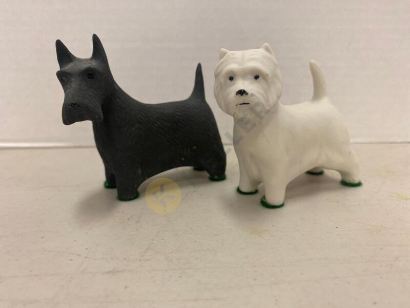 Highbank Porcelain, Lochgilphead Scotland Dog Figurines