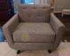Pair of MCM Ethan Allen Accent Armchairs