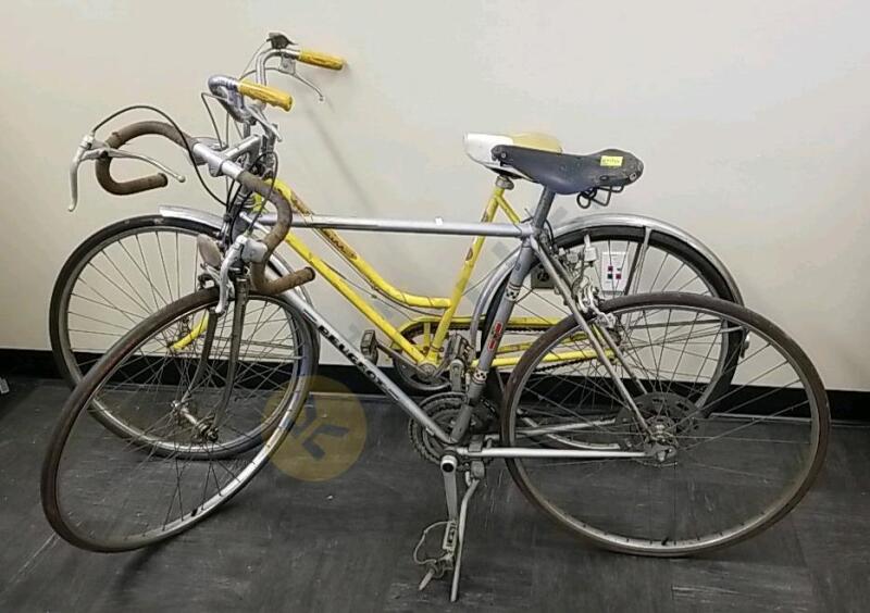 Vintage Men's Peugeot 27" 10 Speed Road Bike and Schwinn Ladies Bike