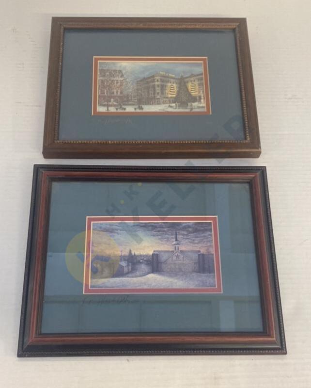 Two T.F. Hermansader Framed Prints
