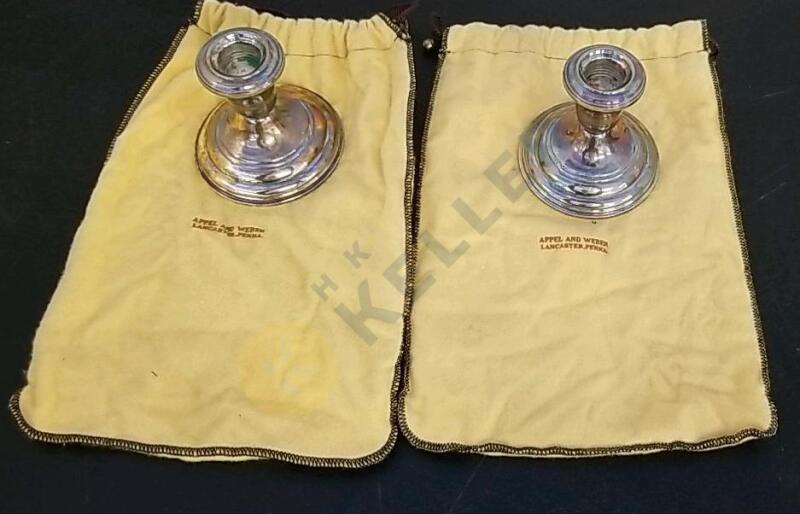 Reed and Barton Sterling Candleholders