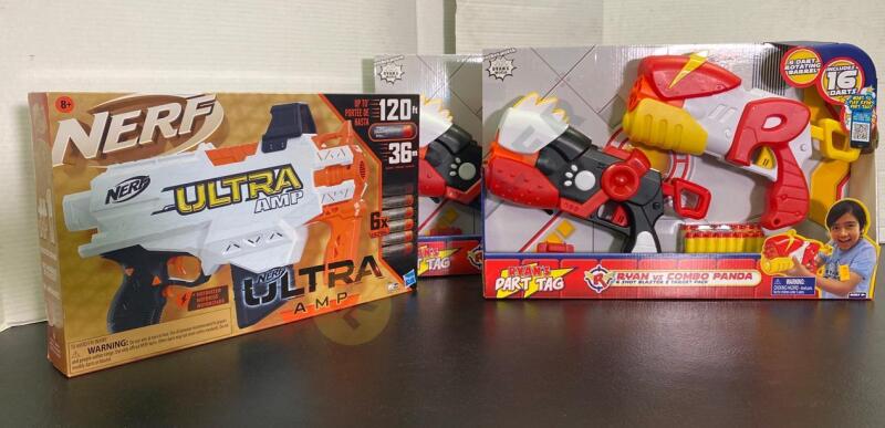 New Nerf Gun and 2 Ryan's Dart Tag Combo Packs