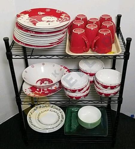 Holly and Snowman Corelle Dishes and More