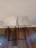 Granite Top C Shaped Sofa Side Tables - 2